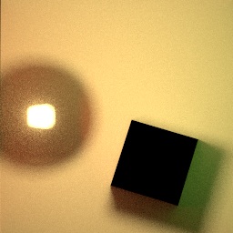 Lightmap For Cornell Box With Sphere
