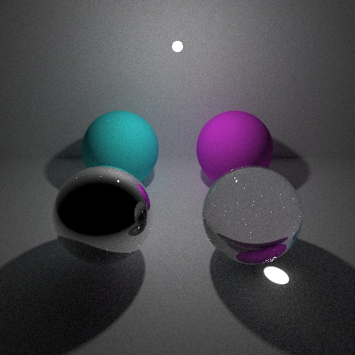 Two-Way Path Tracing with 64spp